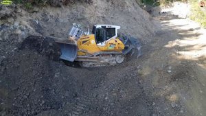 Строительство, срезаем горный склон, следующий обзор