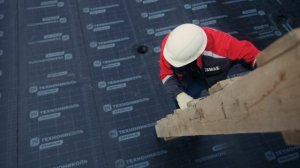 Монтаж кровли детского сада с ЦСП «ТАМАК»