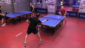 настольный теннис Дёмушкин Д. (702) - Румянцев Н. (499) Малиновый 400+ турнир на Левашовском 28.10