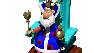 Царь сказочный из "Вовки в Тридевятом царстве" 1965 г. Для 3д печати.