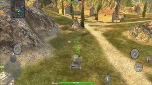 Танки. Блиц. Видео игра на телефоне.