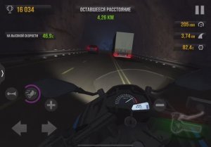 Мотоцикл на трассе (игра Traffic Rider) , динамичное прохождение карьеры в 2025 году