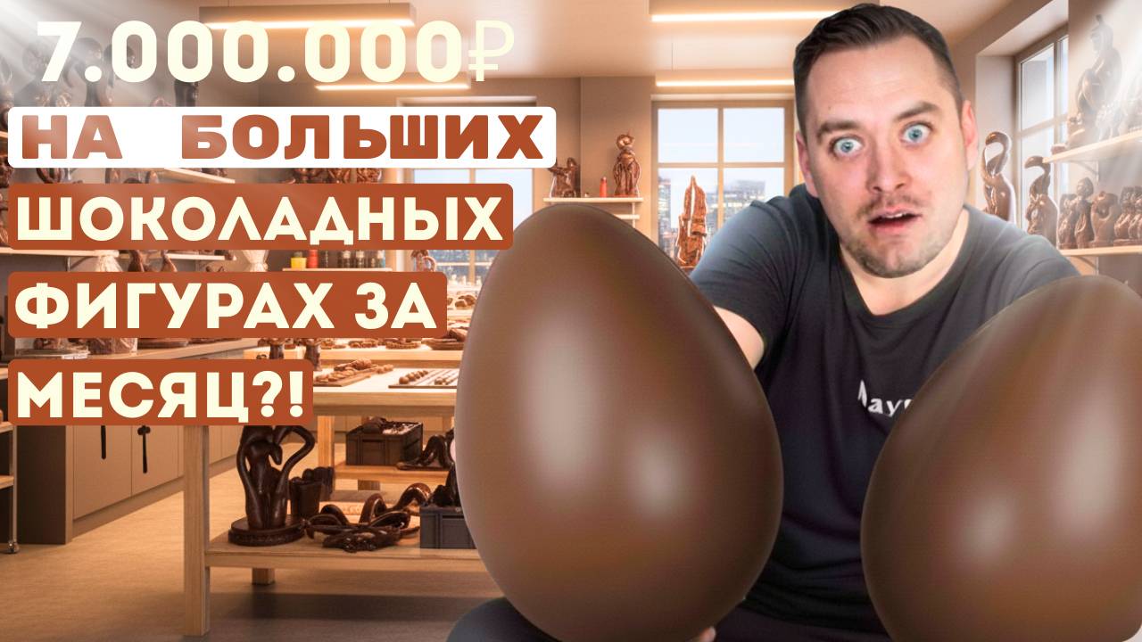 Бизнес, который удивил всю страну | Как зарабатывать на шоколадных фигурах