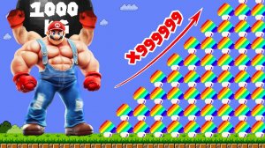 😳Марио, если сможет собрать 1 000 000 Чудо-семян, превратится в самую большую мышцу на свете!