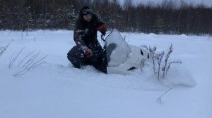 Снегоход буран с двс от ваз 2109.