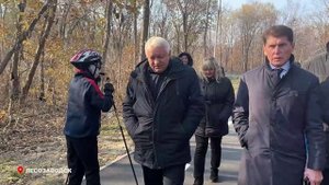 Лыжероллерную трассу построили в приморском Лесозаводске.