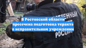 В Ростовской области пресечена подготовка теракта в исправительном учреждении