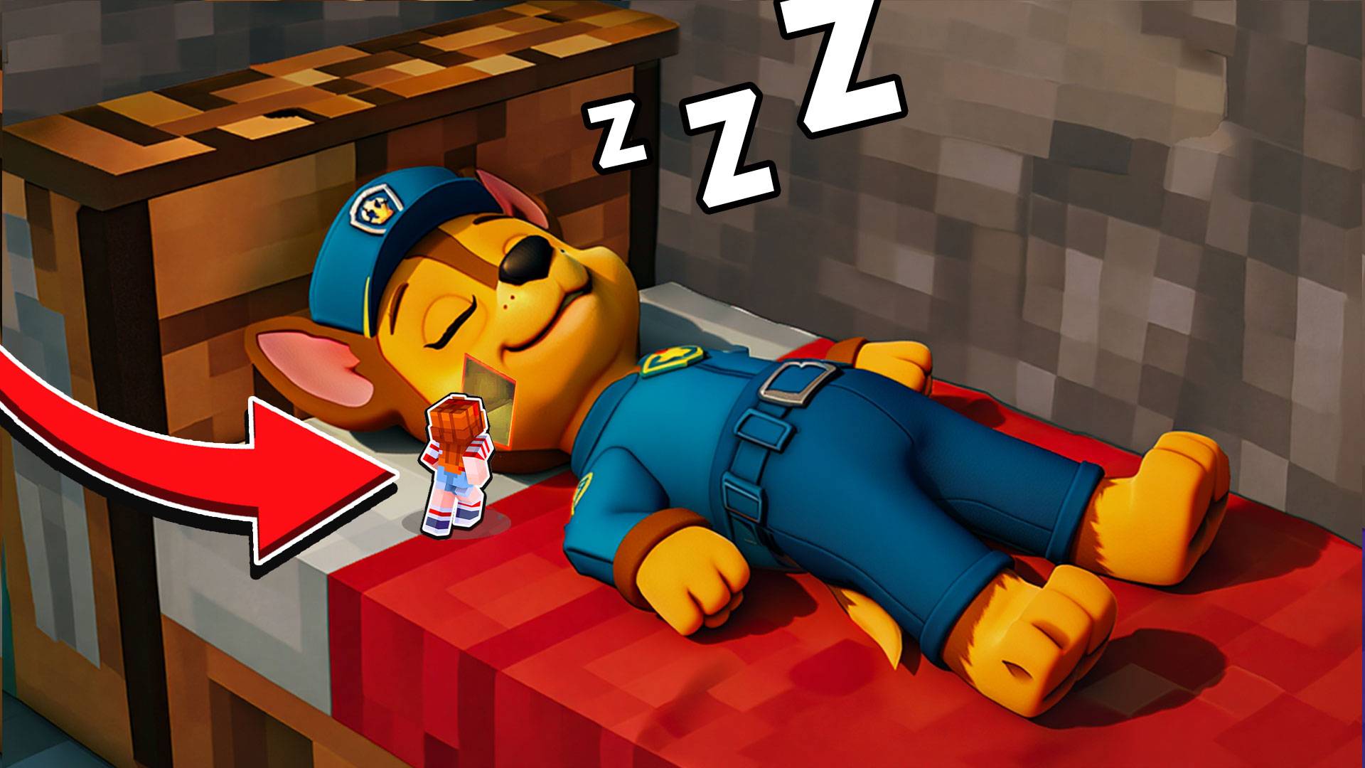 😳 ЧТО НАХОДИТСЯ ВНУТРИ ГОНЩИКА ИЗ ЩЕНЯЧЕГО ПАТРУЛЯ В МАЙНКРАФТ