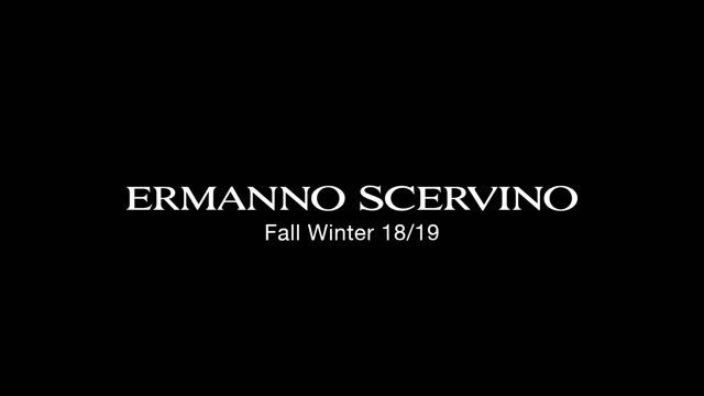 Показ женской коллекции Ermanno Scervino осень-зима 2018-2019