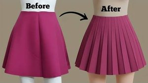 Лайфхак для плиссированной юбки без математики