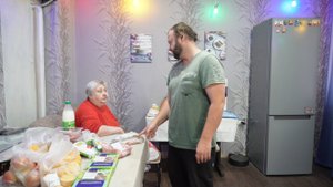 Получила пенсию заехала в продуктовый магазин показываю какие продукты я купила