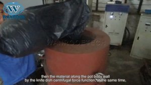 Агломератор для переработки дробленных плетенных мешков