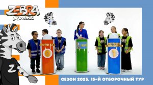 Полосатая зебра. Сезон 2025. 15-й отборочный тур.