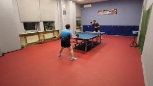 Тренировка. Топспин по подставке. Григорий 29.10.2025