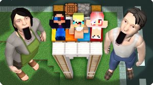 🥵 99 НОЧЕЙ С РОДИТЕЛЯМИ СКУЛБОЙ РАНЭВЭЙ В МАЙНКРАФТ! НУБИК ШЕДИ ЛЕСКА  В ЛЕСУ MINECRAFT