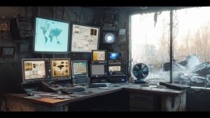 2h Outpost Rain — Electronic Hums & Rain for Deep Relaxation | Solaris Ambient