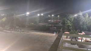 Вечерний Душанбе, центральный парк