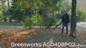 Тест аккумуляторной воздуходувки GreenWorks АGD40BPG2, сравнение мощности с бензиновой. Время работы