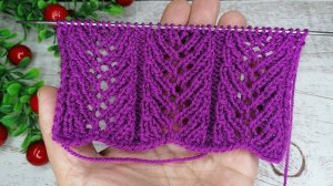 80 //Ажурные дорожки // Красивый и простой узор.