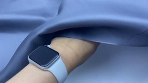 Подкладочная  серого цвета  однотонная   33415