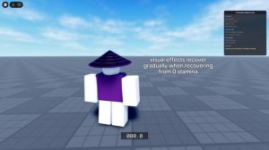 made my own stamina system