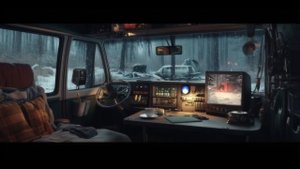 1 Hour Loop ｜ Post-Apocalyptic Van Drone, Hypnotic Ambient for Deep Focus