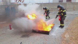 Курган. Соревнования добровольных пожарных