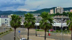 Штормовой ветер в Адлере.