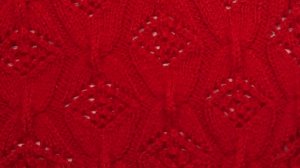 ажурный узор спицами#41#