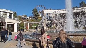 Кисловодск. Фонтан на бульваре. 30.10.2025 г.