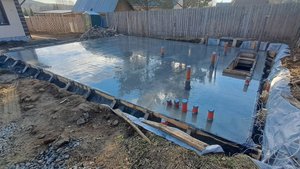 Плита для гаража 8х11