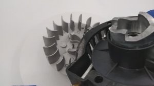 Крыльчатка охлаждения тип В для двигателя 49сс 2т для детского квадроцикла, минибайка, миникросса