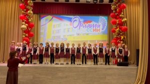 Песня "Первоклашка" стихи И.Шевчука музыка Е. Зарицкой исполняют первоклассники