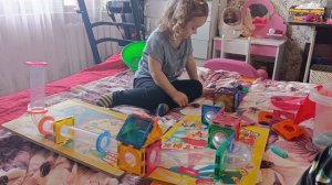 Игра в лабиринт,магнитный конструктор