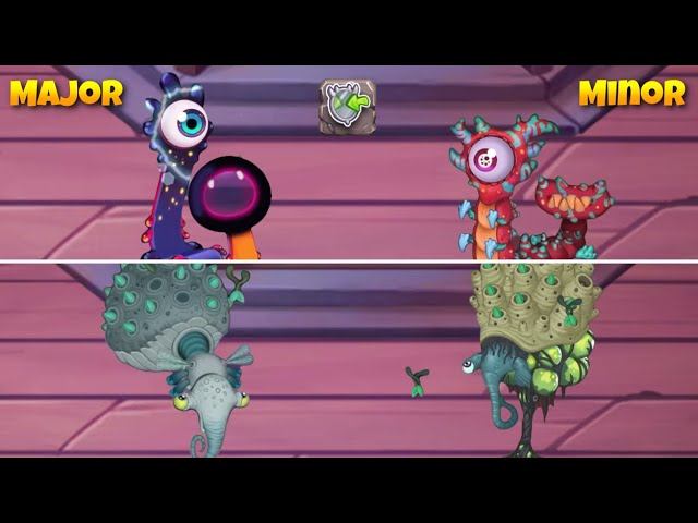 Major And Minor - All Paironormal Monsters Comparison ~ My Singing Monsters смотреть онлайн