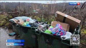 Поселок Черепичный снова в мусоре