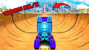 Спуск без Тормозов на Трансформере Оптимус Прайм в Гта 5! Эксперимент GTA 5 Online