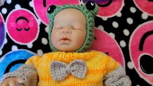 Довязала носочки, реборн,подарок Лизе,собачка