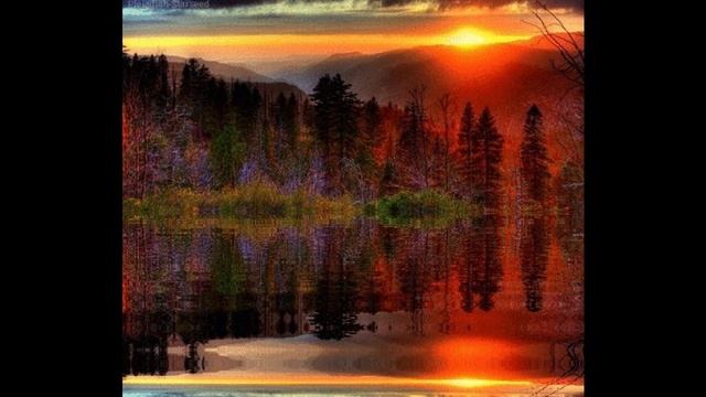 Разрумянился закат.