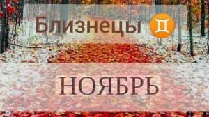Близнецы ♊, ноябрь 2025
