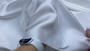 Подкладочная  белого цвета  однотонная  33414