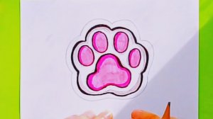Как нарисовать лапку! Как легко сделать таба-лапку! Простой способ нарисовать таба-лапку!🩷