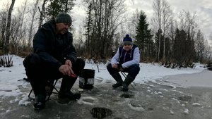 Готовим живца, подводные сьёмки.