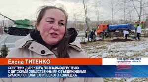 Ели и сосны высадили на территории, прилегающей к Мемориалу Славы