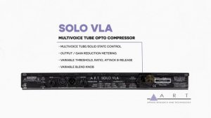 ART SOLO Series – Single Channel Rackmount Units