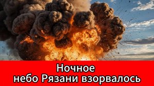 Ночь взрывов над Рязанью: ПВО отразила атаку 10 дронов ВСУ