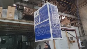 Отправка РЧ-кабины на место установки МРТ Siemens Magnetom Essenza в г. Тольятти