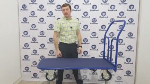 Тележка платформенная ТПР с противоскользящим резиновым покрытием - КИИТ