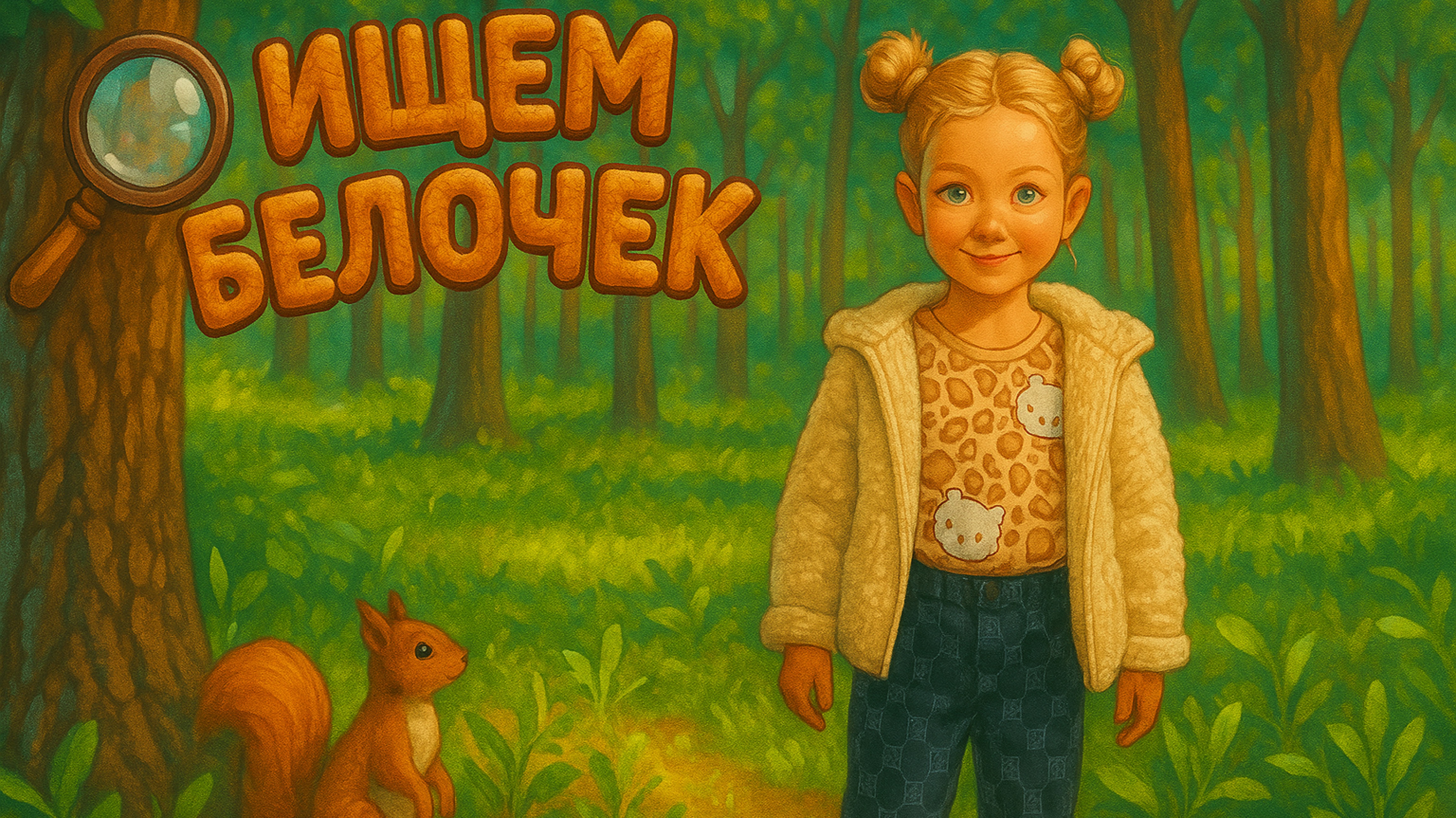 Ищем белочек, сколько белочек нашли ? Зенковский парк смотреть онлайн