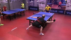 жесть!! настольный теннис Чирков А. (729) - Меркурьев Д. (535) Малиновый 400+ турнир 28.10